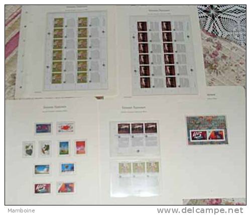 ONU VIENNE  Collection N° 1 Au117 + Bloc 1 / 5 =  Neuf X X (gom. Sans Trace) - Unused Stamps