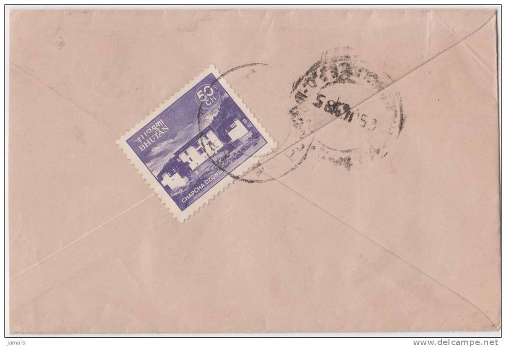 Bhutan Cover, Remote Post Office Postmark, Commercial Cover, Condition As Per The Scan - Bhutan