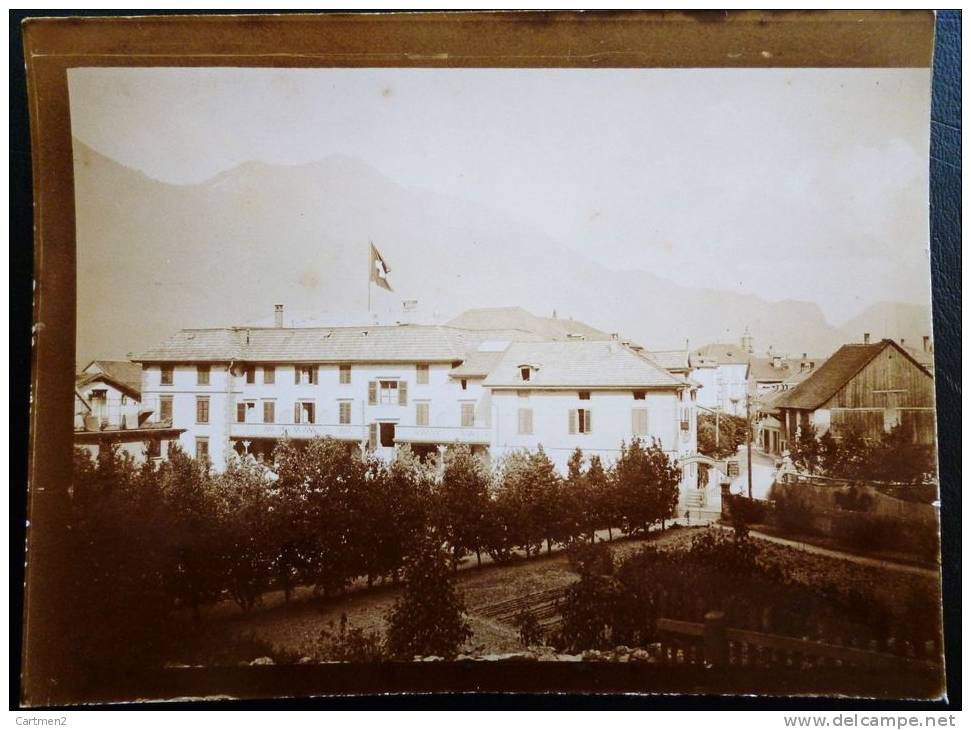 PHOTOGRAPHIE 1900 : BAD RAGAZ HOTEL ST-GALL SUISSE - Other & Unclassified
