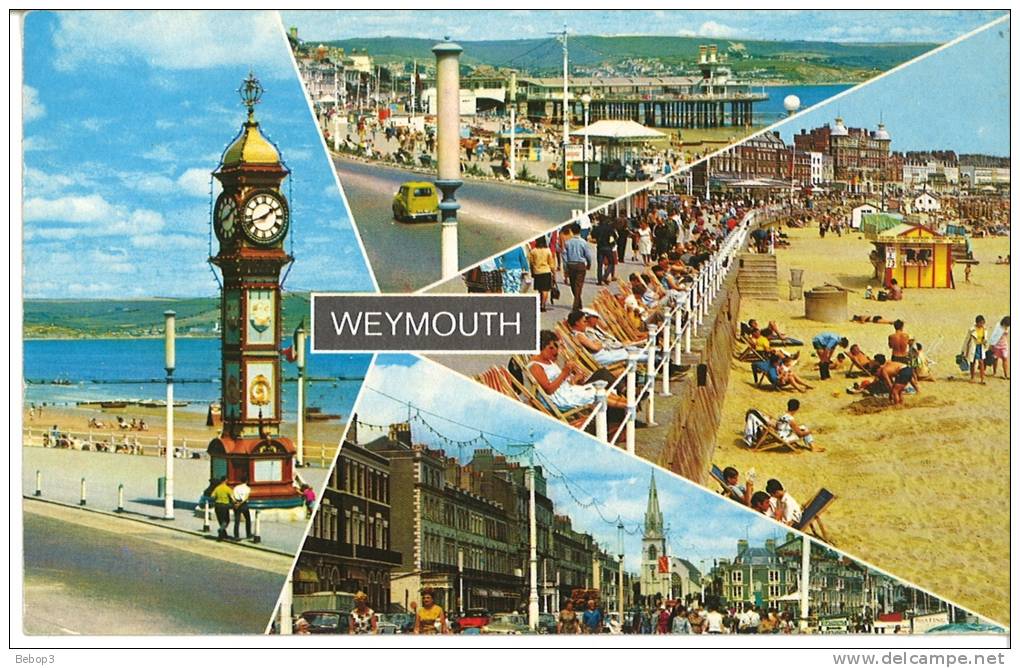 Grande Bretagne Great Britain, Weymouth - Beach And Town - Weymouth