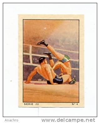 CATCH IMAGE ALBUM NESTLE / Série 20  Image N° 4  SPORTS " Le CATCH " Acrobatique COMBAT - Artes Marciales