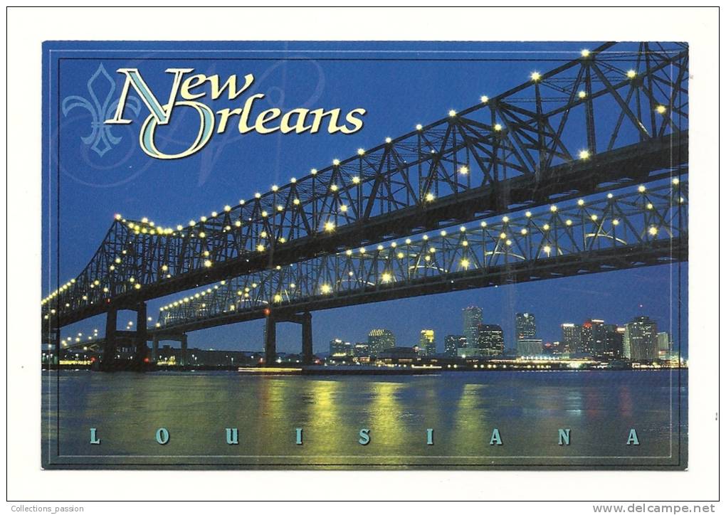 Cp, Etats-Unis, New Orleans, Crescent City Connection - New Orleans