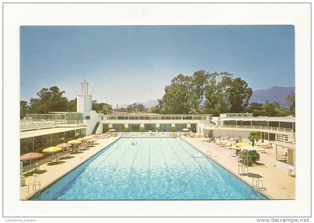 Cp, Etats-Unis, Santa Barbara, Santa Barbara Biltmore, Olympic-sizes Swimming Pool - Santa Barbara