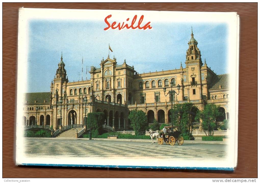 Cp, Espagne, Sevilla,  Carnet De 12 Cp - Sevilla