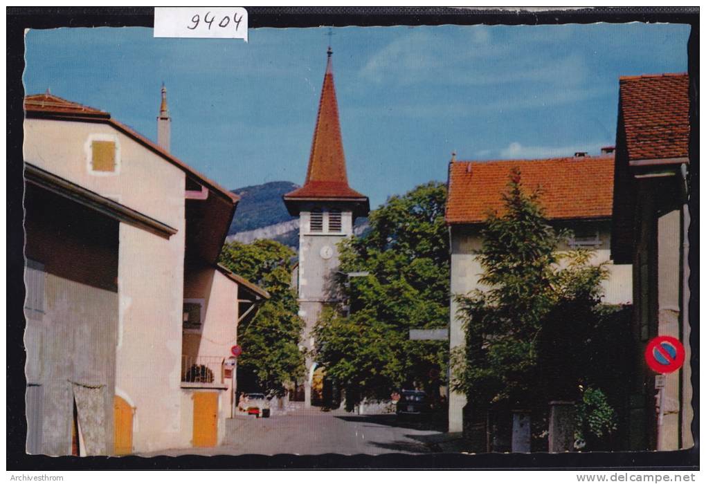 Genève - Veyrier - L'église Et Maisons Proches (9404) - Veyrier