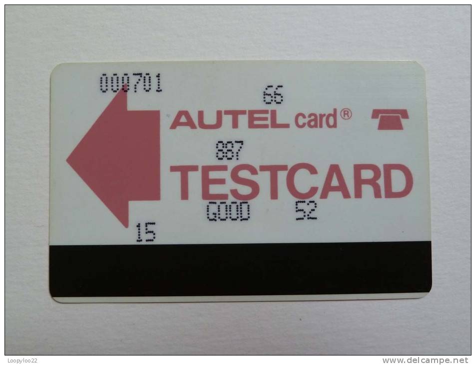 USA - Engineer Test Card - IOWA University - Autelca - (US33) - [3] Magnetkarten