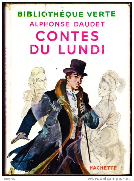 Alphonse Daudet - Contes Du Lundi - Bibliothèque Verte - ( 1952 ) . - Biblioteca Verde