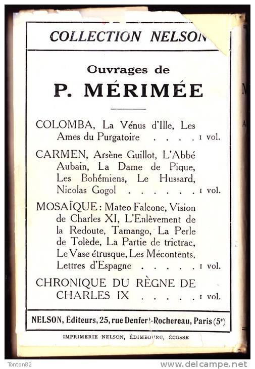 Alexandre Dumas - La Dame De Monsoreau  - Collection Nelson  N° 188 - (  1931 ) . - 1901-1940