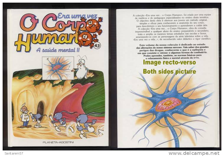 BD Livre Book Livro Era Uma Vez O Corpo Humano N° 43 Il était Une Fois A Saúde Mental II La Santé Mentale II - Comics & Manga (andere Sprachen)