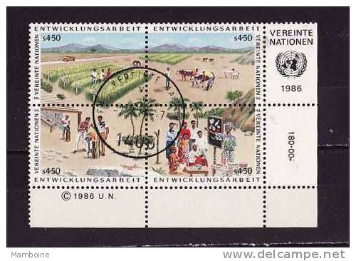 ONU  VIENNE 1986  N 56 / 59 Oblitéré - Used Stamps