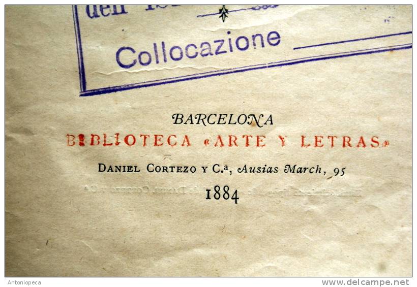 SPAGNA - ROMANCERO DEL CID . YEAR 1884 - Letteratura