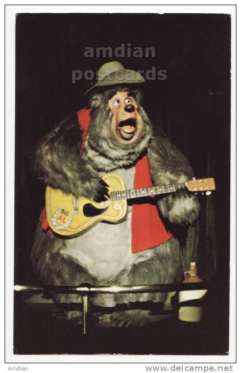 USA WALT DISNEY WORLD, ORLANDO FL, SINGING BEAR JAMBOREE, 1978 Vintage Postcard    [c2415] - Disneyworld