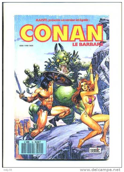 - CNAN N°10 . SEMIC FRANCE 1986 - Conan