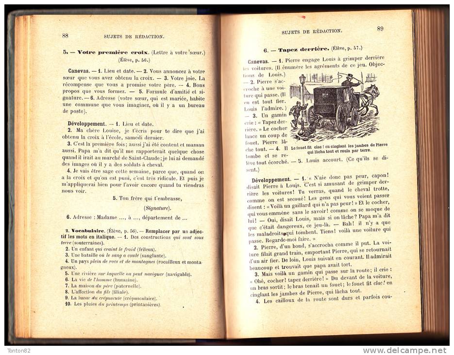 Carré & Moy - La 1ère Année De Rédaction Et D' Élocution - Librairie Armand Colin - (1932 ) . - 1901-1940