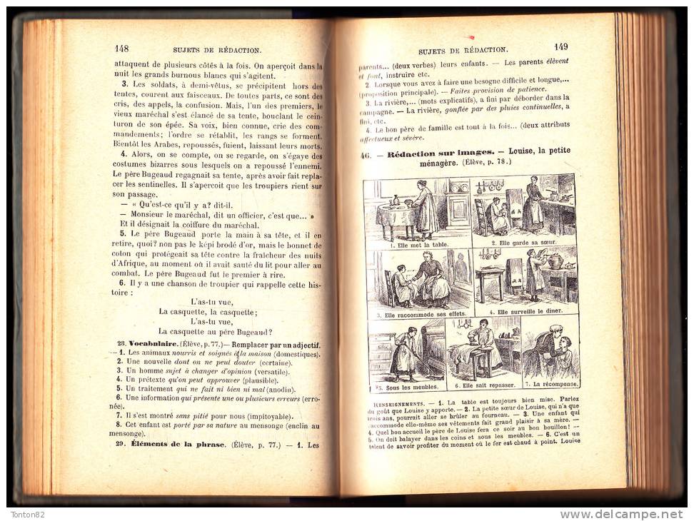 Carré & Moy - La 1ère Année De Rédaction Et D' Élocution - Librairie Armand Colin - (1932 ) . - 1901-1940