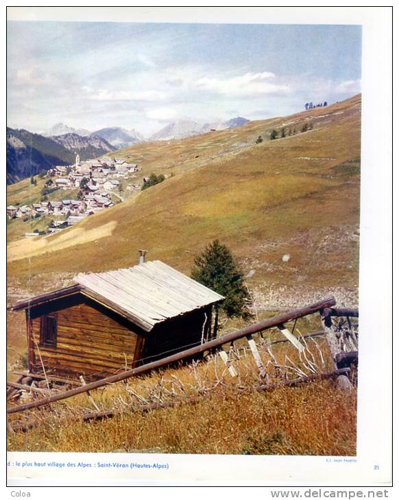 Le Plus Haut Village Des Alpes Saint Véran Alpes Du Sud 1968 - Non Classés