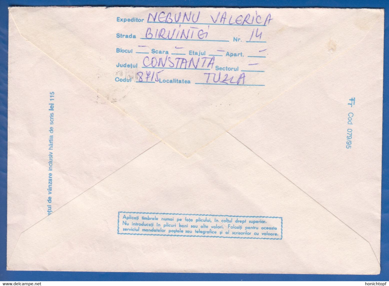 Rumänien; Brief Fiera Campionaria Bologna 9,1995 Italien; Messe; Trade Fair; Salon; Inflamarken; Eforie Sud, Romania - Other & Unclassified