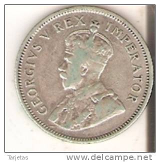 MONEDA DE PLATA DE SUDAFRICA DE 1 SHILING DEL AÑO 1933  (COIN) SILVER,ARGENT. - South Africa