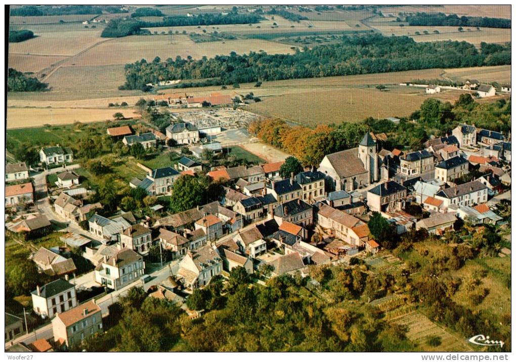 CPM EGRISELLES LE BOCAGE   Un Coin De La Ville - Egriselles Le Bocage