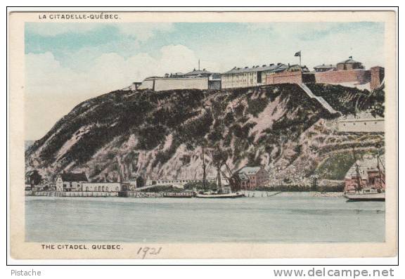 Québec - Vintage - Original - La Citadelle 1921 - Written - Québec - La Citadelle