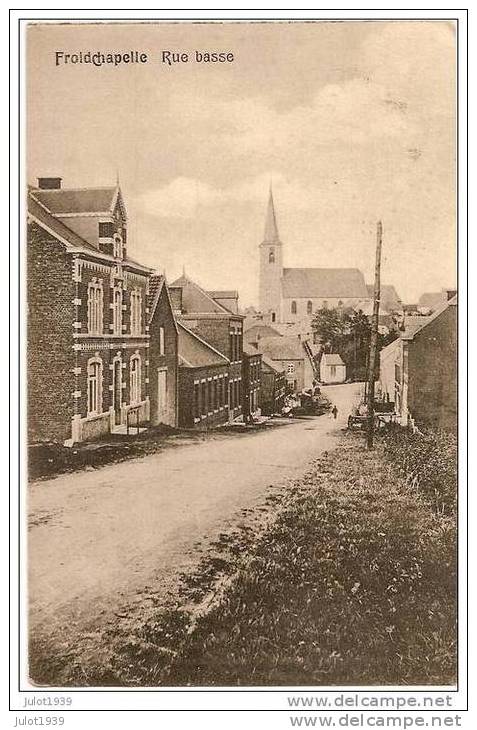 FROIDCHAPELLE ..--  Rue Basse . 1911 Vers ARLON ( Léon Tonneau ) . Voir Verso . - Froidchapelle