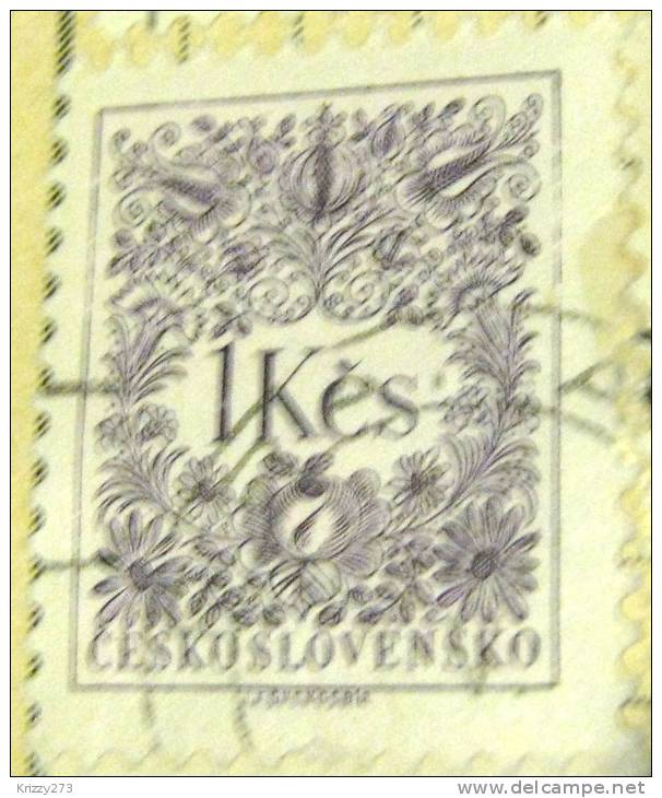 Czechoslovakia 1954 Postage Due 1k - Used - Strafport