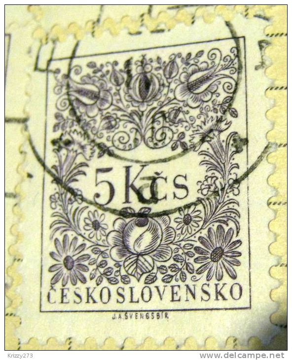 Czechoslovakia 1954 Postage Due 5k - Used - Timbres-taxe