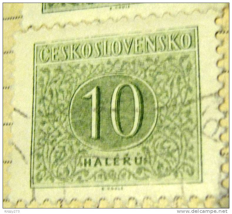 Czechoslovakia 1954 Postage Due 10h - Used - Strafport