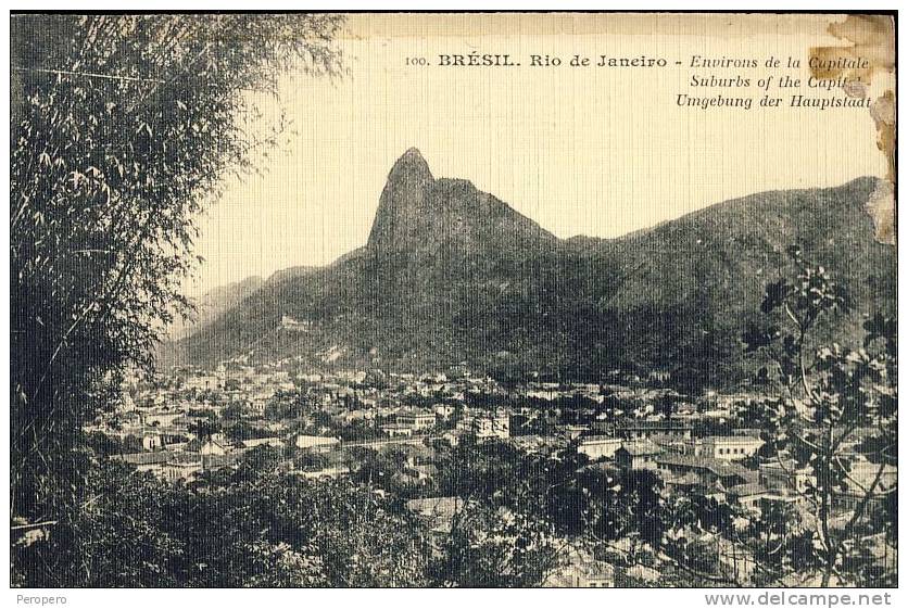 BRAZIL RIO DE JANEIRO  ENVIRONS DE LA CAPITALE   OLD POSTCARD - Rio De Janeiro