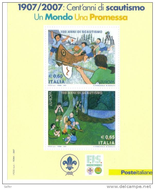 2007   Italia  Europa CEPT  BF  - ** MNH - Blocs-feuillets