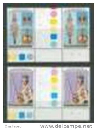 Bahamas Coronation Gutter # Pair Set Scott # 424-25 MNH Catalogue $5.00 - Bahamas (1973-...)