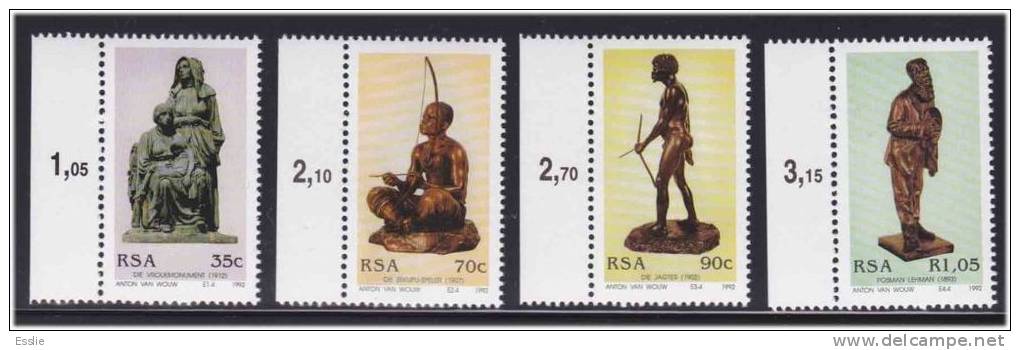 South Africa -1992 130 Birth Anniversary Of Anton Van Wouw - Full Set - Neufs