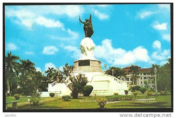 PANAMA Estatua De Vasco Nunez De Balboa Discovered Pacific Ocean 1513 Hospital Santo Tomas - Panama