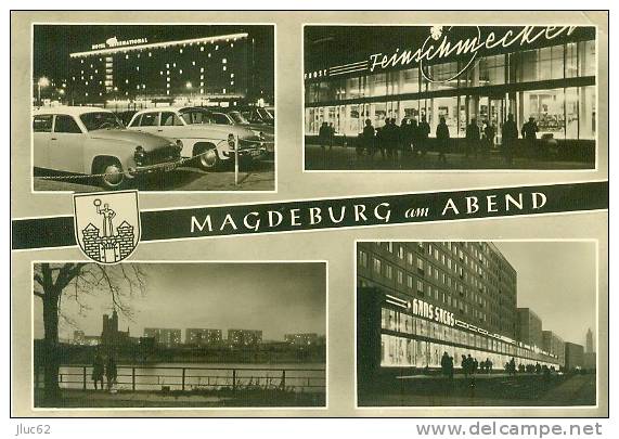 CP.  MAGDEBURG.  INTERHOTEL INTERNATIONAL.  JACOBSTRASSE. KARL  MARK  STRASSE - Magdeburg