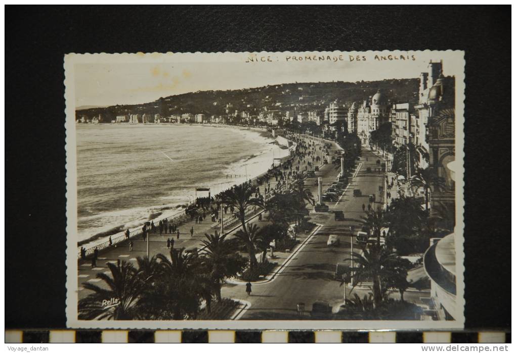 CP 06- NICE LA  PROMENADE DES ANGLAIS  - AUTOMOBILES   59  RELLA - Szenen (Vieux-Nice)