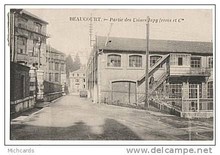 CPA 90 BEAUCOURT - Partie Des Usines Japy Freres Et Cie - Beaucourt