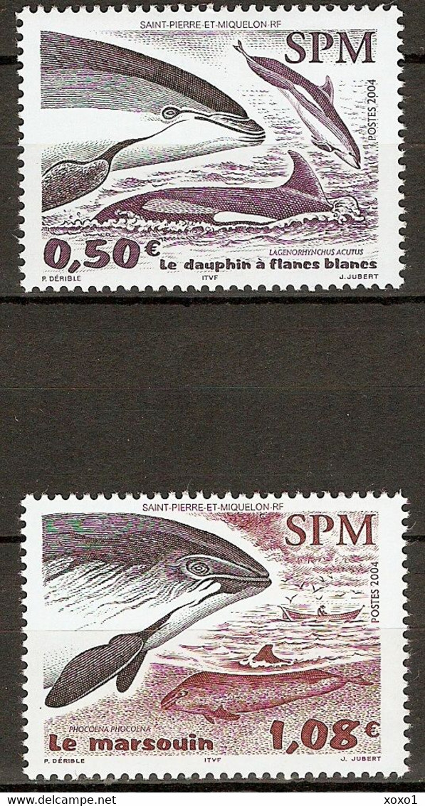 St. Pierre & Miquelon SPM 2004 MiNr. 900 - 901 Marine Mammals  Dolphins (V) 2v MNH** 4,50 € - Delfines