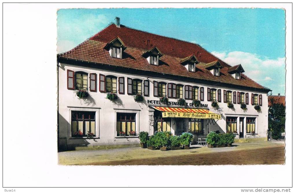Cpsm Lièpvre Hotel Restaurant De La Paix - Lièpvre