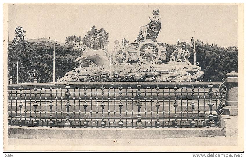 MADRID  La Cibeles  Unused (2 Petits Trous Agraffe) - Madrid