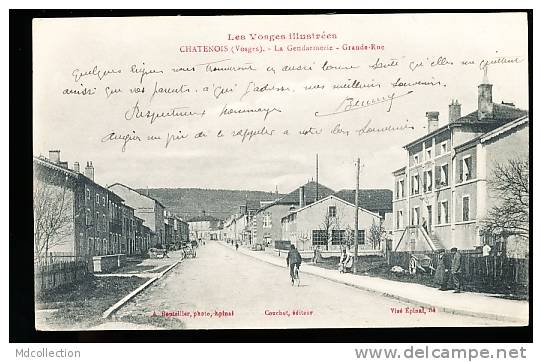 88 CHATENOIS / La Gendarmerie, Grande Rue / - Chatenois
