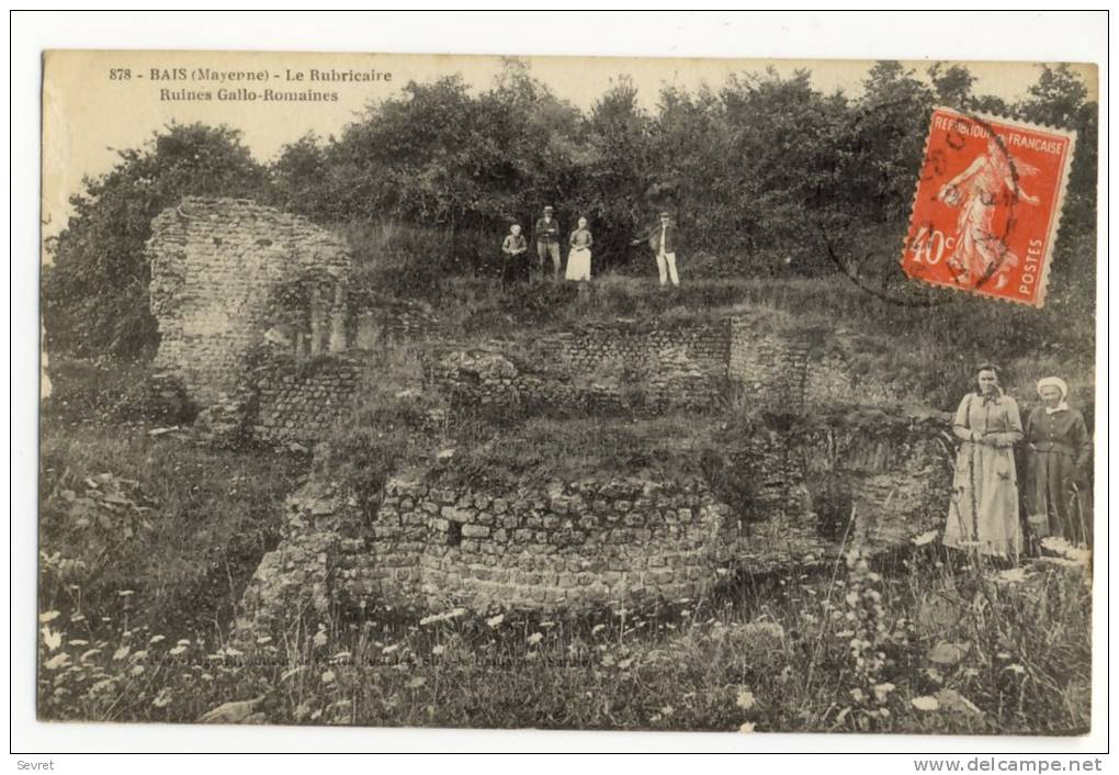 BAIS. - Ruines Gallo-Romaines - Bais