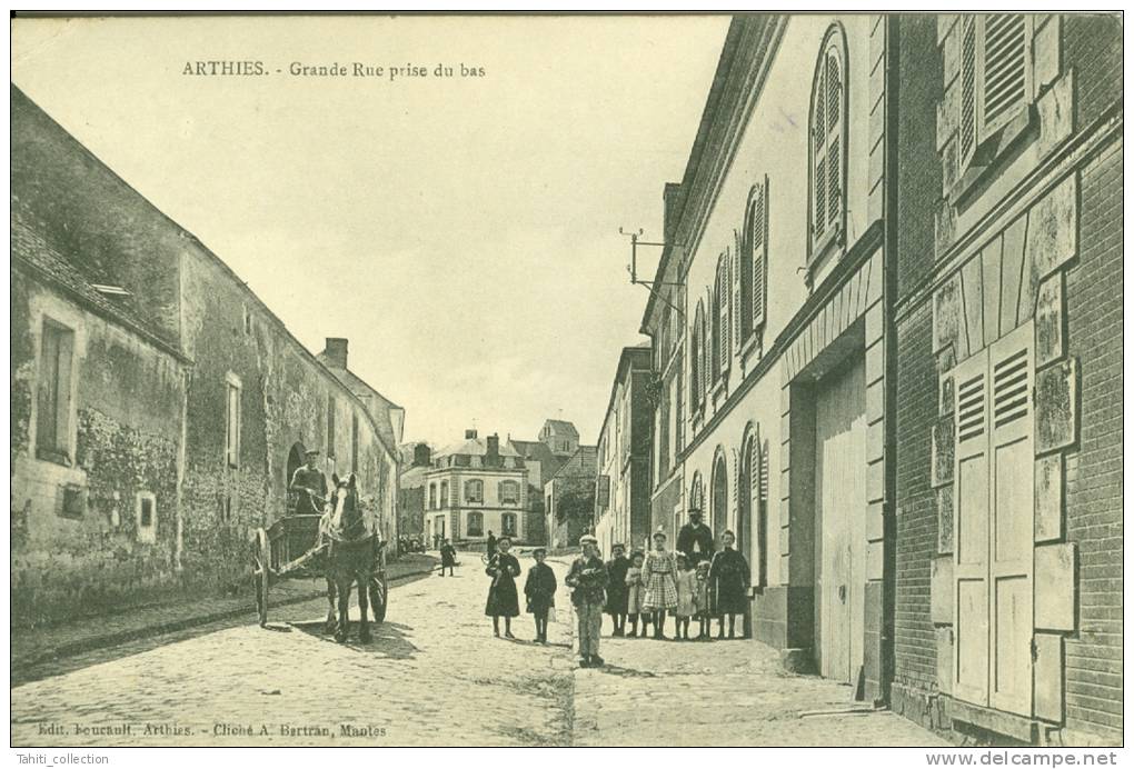 ARTHIES - Grande Rue Prise Du Bas - Arthies