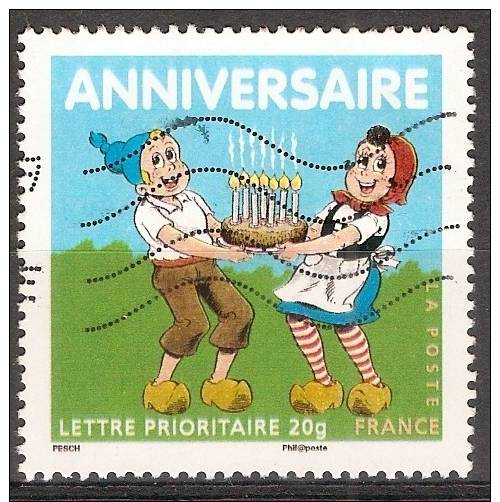 FR 4081  Anniversaire  Sylvain Sylvette 2007 - Used Stamps