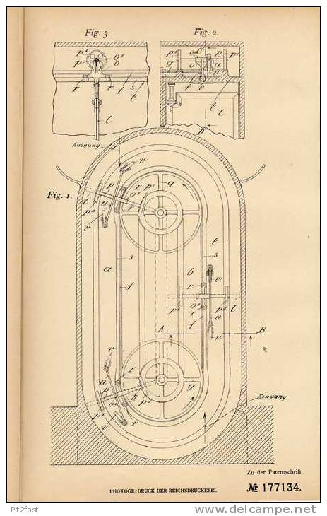 Original Patentschrift - J. Wendler In Berlin , 1904 , Hoteleingang , Hotel , Motel !!! - Architectuur