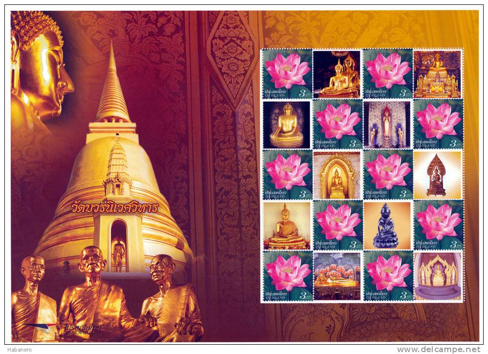 THAILAND - WAT BAWONNIVEDVIHAN - SPECIAL OFFER 50% OFF - MNH ** - Tailandia