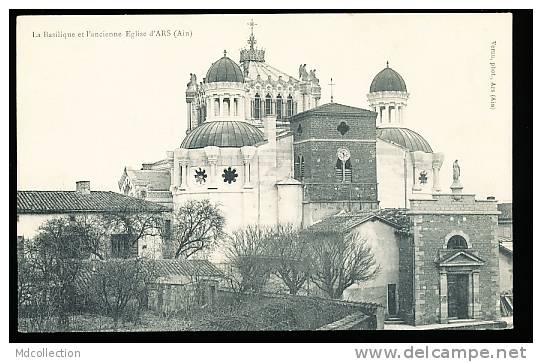 01 ARS SUR FORMANS / La Basilique Et L'Ancienne Eglise / - Ars-sur-Formans