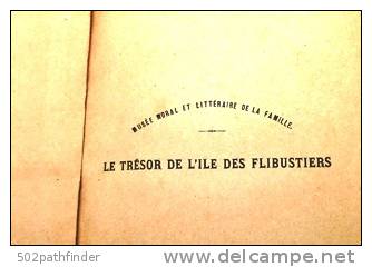 Le Trésor De L'Ile Des Flibustiers - Frantz Hoffmann Trad.Alfred D'Aveline Typo. V.H. Casterman .Tournai - 1885 - 1801-1900