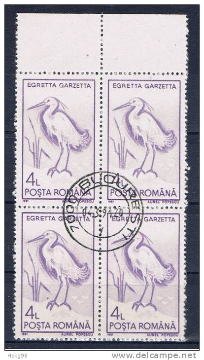 RO+ Rumänien 1991 Mi 4648 Vögel (1 Briefmarke, 1 Stamp, 1 Timbre !!!) - Gebruikt