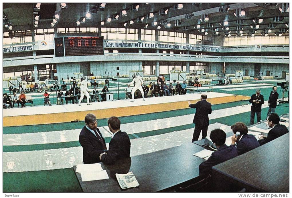 ESCRIME / FENCING - MOSCOU / MOSCOW - U.S.S.R. : COMPLEXE DE L'ARMÉE - JEUX OLYMPIQUES / OLYMPICS - 1980 (l-409) - Escrime