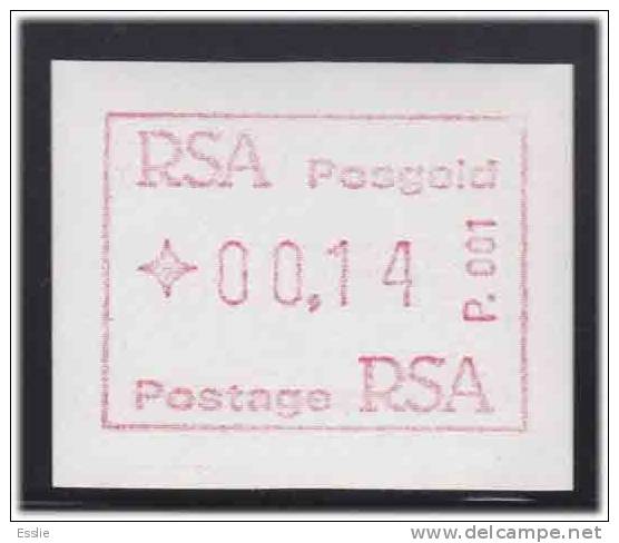South Africa -1986 Introduction Of Postal Labels Frama - Frama Labels